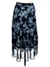 T Tahari 100% Polyester Floral Blue Casual Skirt Size L - photo 2