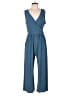 Gilli Solid Blue Jumpsuit Size M - photo 1