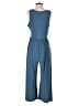 Gilli Solid Blue Jumpsuit Size M - photo 2