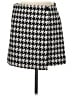 Alice + Olivia Houndstooth Black Casual Skirt Size 8 - photo 1