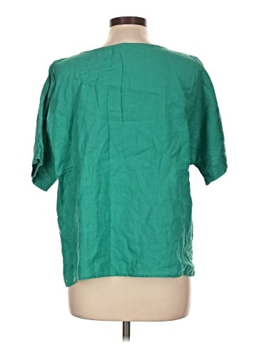 Eileen Fisher Short Sleeve Blouse (view 2)