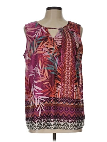 Christopher & Banks Sleeveless T-Shirt (view 1)