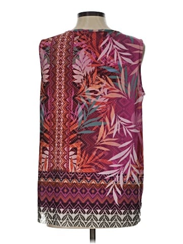 Christopher & Banks Sleeveless T-Shirt (view 2)