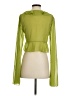 Unbranded 100% Polyester Green Long Sleeve Blouse Size XS - photo 2