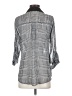 Express 100% Polyester Houndstooth Gray 3/4 Sleeve Blouse Size S - photo 2