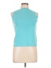 J.A.C. Teal Sleeveless Blouse Size L - photo 1