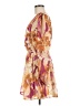 Flying Tomato 100% Polyester Print Orange Casual Dress Size M - photo 5