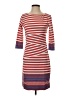 J. McLaughlin Stripes Red Casual Dress Size XS - photo 1