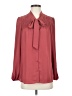 Bellatrix 100% Polyester Burgundy Long Sleeve Blouse Size XS - photo 1