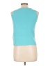 J.A.C. Teal Sleeveless Blouse Size L - photo 2