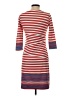 J. McLaughlin Stripes Red Casual Dress Size XS - photo 2