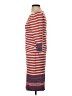 J. McLaughlin Stripes Red Casual Dress Size XS - photo 5
