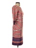J. McLaughlin Stripes Red Casual Dress Size XS - photo 4
