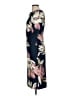 Gabby Skye Print Blue Cocktail Dress Size 6 - photo 5