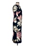 Gabby Skye Print Blue Cocktail Dress Size 6 - photo 4