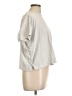 Old Navy 100% Cotton Silver Short Sleeve Turtleneck Size L (petite) - photo 4