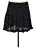 Gap 100% Rayon Polka Dots Black Casual Skirt Size 8 - photo 1