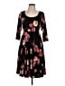 Torrid Print Black Casual Dress Size Lg Plus (0) - photo 1