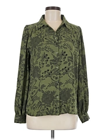 Ann Taylor Factory Long Sleeve Blouse (view 1)
