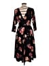 Torrid Print Black Casual Dress Size Lg Plus (0) - photo 2