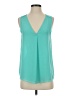Naked Zebra 100% Polyester Teal Sleeveless Blouse Size S - photo 1