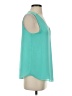 Naked Zebra 100% Polyester Teal Sleeveless Blouse Size S - photo 4