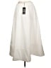 Modern Works 100% Polyester Solid Ivory Casual Skirt Size L - photo 2