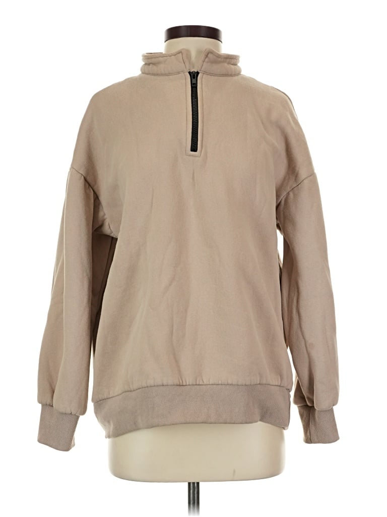 Pre-owned Trendy Queen Fleece Jacket In Tan