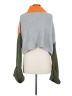 Akira Color Block Orange Pullover Sweater Size M - photo 2