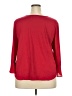 Van Heusen 100% Polyester Red 3/4 Sleeve Top Size XXL - photo 2