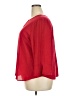 Van Heusen 100% Polyester Red 3/4 Sleeve Top Size XXL - photo 5