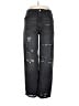 Gloria Vanderbilt Graphic Black Jeans Size 12 - photo 1