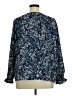 Jessica Simpson Blue Long Sleeve Blouse Size XL - photo 2