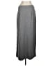 Halogen Solid Gray Casual Skirt Size M - photo 2