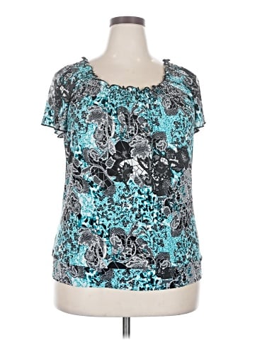 Claudia Richard Short Sleeve Blouse (view 1)