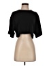 Missguided Black Short Sleeve Turtleneck Size 2 - photo 1