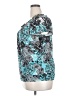 Claudia Richard Teal Short Sleeve Blouse Size 2 (estimated) - photo 5