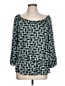 Vince Camuto 100% Polyester Teal 3/4 Sleeve Blouse Size L - photo 1