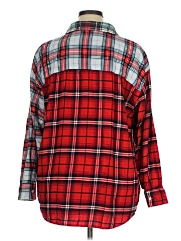American Eagle Outfitters Long Sleeve Button-Down Shirt (view 2)