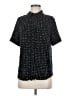 Universal Standard Polka Dots Black Short Sleeve Blouse Size 6 - 8 - photo 1
