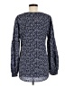 CAbi 100% Polyester Blue Long Sleeve Blouse Size M - photo 2