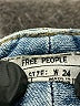 Free People Hearts Blue Jeans Size 24 waist - photo 4
