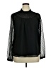 Ann Taylor LOFT Black Long Sleeve Blouse Size XL - photo 1