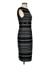 Calvin Klein Stripes Gray Casual Dress Size 4 - photo 4