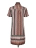 J.Crew 100% Silk Print Brown Casual Dress Size 0 - photo 2