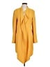Anne Klein 100% Polyester Yellow Coat Size L - photo 1