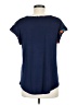 Fortune + Ivy 100% Polyester Blue Short Sleeve Blouse Size M - photo 2