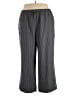 Torrid Stripes Gray Casual Pants Size 3X Plus (3) - photo 1