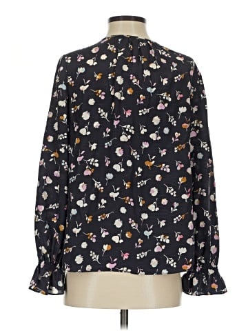 Rebecca Taylor Long Sleeve Silk Top (view 2)
