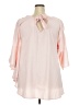 Lane Bryant 100% Polyester Pink 3/4 Sleeve Blouse Size 18 - 20 Plus - photo 2
